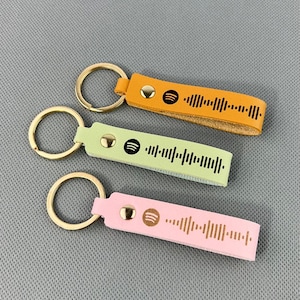 Playlist Keychain Music Keychain Song Keychain Gift With Music Code Gift For Her Boyfriend Girlfriend Gift For Him Minimalist Gift Idea Her