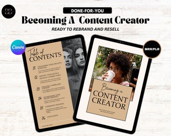 Diventare una guida per i creatori di contenuti, ebook sulla creazione di contenuti, DFY, strategia dei contenuti, diritti di rivendita master MRR, diritti di marchio privato PLR