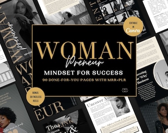 Womanpreneur Mindset Ebook: MRR PLR Resell Rights Guide (Digital)