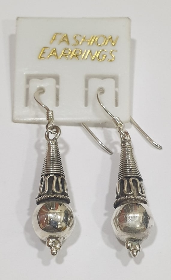 Orecchini Pendenti In Argento Sterling 925 Thailandese A Forma Di