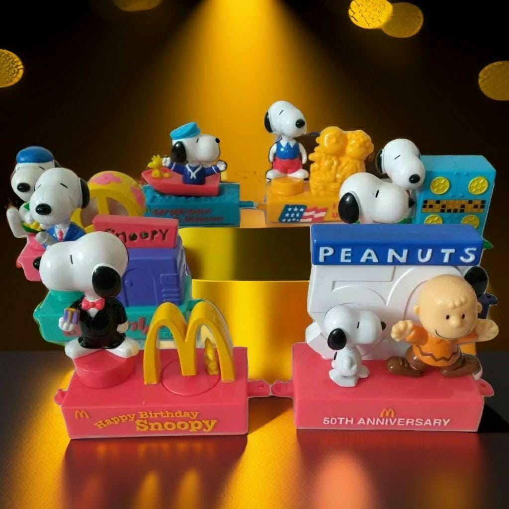 2000 Mcdonald's Toy Peanuts Snoopy 50th Anniversaryparadehappy 2000 Mcdonald's Toy Peanuts Snoopy 50th Anniversaryparadehappy