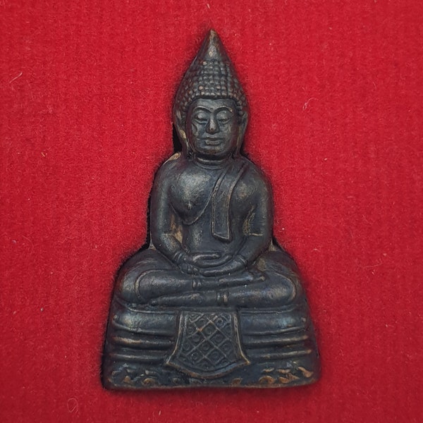 Phra Buddha Sothon, Wat Sothon Wararam Worawihan, Invaluable Authentic Holy Thai Amulet Buddhist Charm