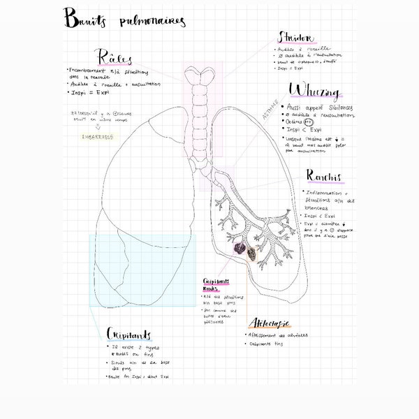 Lung sounds pattern