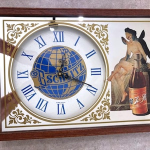 Schlitz Beer Clock - Etsy