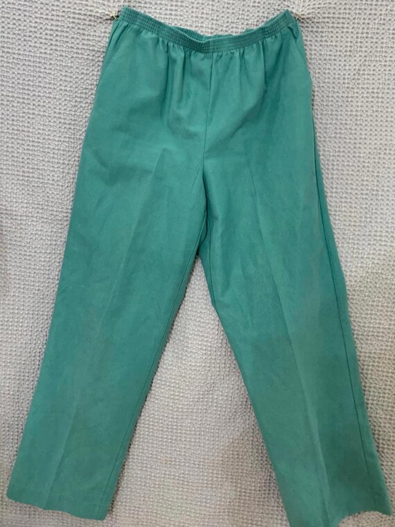 VTG Alfred Dunner elastic waist womens size 12 bl… - image 1