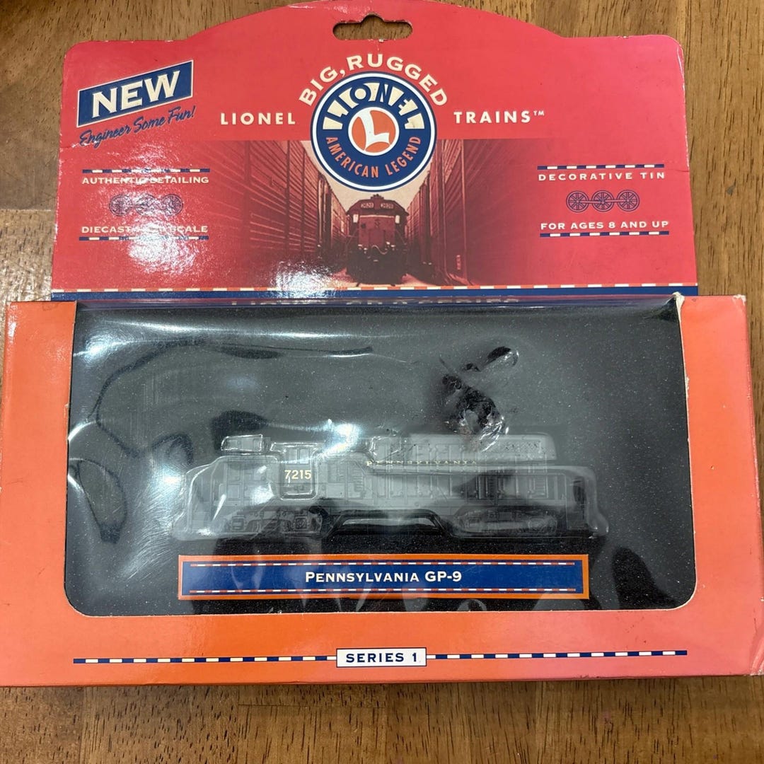 Lionel Big Rugged Trains, Lionel GP-9, Series 1, PENNSYLVANIA GO-9 ...