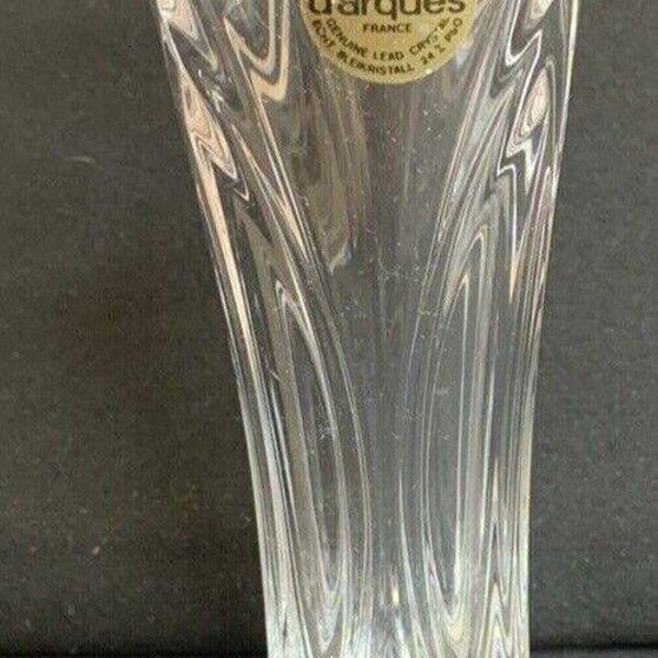 Vintage Cristal D'Arques Genuine 24% Lead Crystal Bud Vase France cottagecore