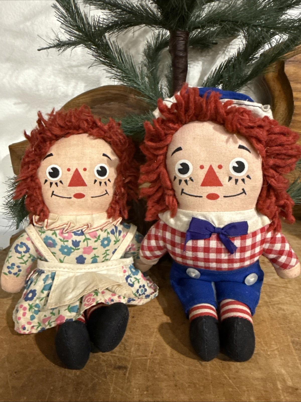 ラガディアン&アンディKnickerbocker ニッカーボッカー社 レッドフラワー ラガディ アン&アンディ