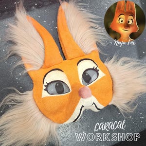Ninja Fox Bad Guys Mask - Cartoon Character - Unique Dressed Up Party Wear - Gift - MADE TO ORDER