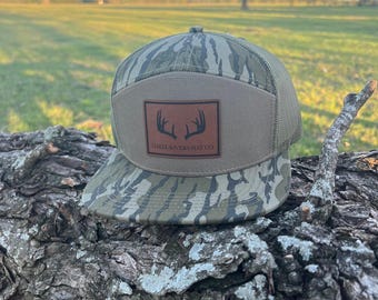 Deer Horns- Flatbill Snapback - Mossy Oak Camo