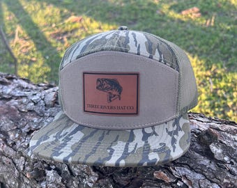 Bass Silhouette - Flatbill Snapback - Mossy Oak Camo