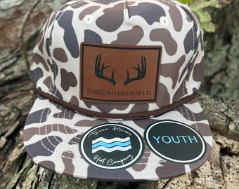 KIDS - Deer Horns - Camo Rope Hat