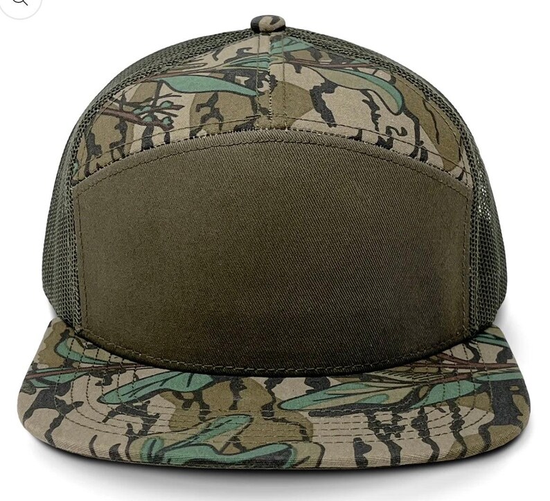 Gorra con cuernos de ciervo - Gorra plana con cierre ajustable - Camuflaje Mossy Oak Mossy Oak Greenleaf