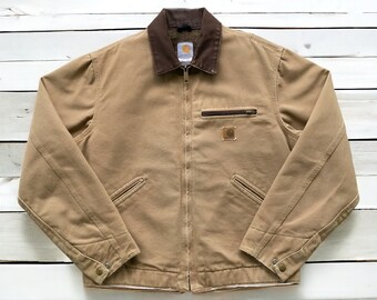 Vintage Carhartt WIP Detroit Jacket J97, Carhartt, Detroit, Jacket, Carhartt Detroit Jacket, Carhart Jacket Detroit, Khaki Carhartt Jacket