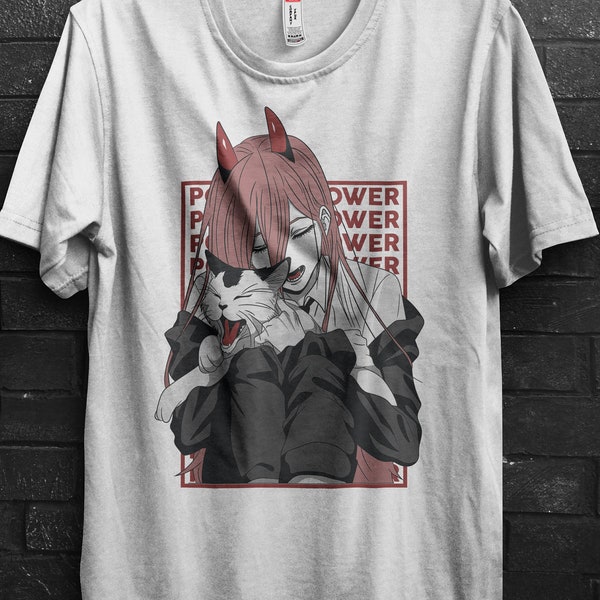 Anime T-Shirt | Chainsaw man | 100% Baumwolle | Anime | Anime Shirt | Anime Clothing | Geschenk | Chainsaw Man Shirt | Unisex | Fan made