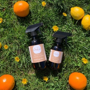 Natural All Purpose Cleaner | Household Cleaner | Multipurpose Cleaner | Nontoxic Cleaner | Deep Cleaner | Natural Cleaner | Citrus Cleaner