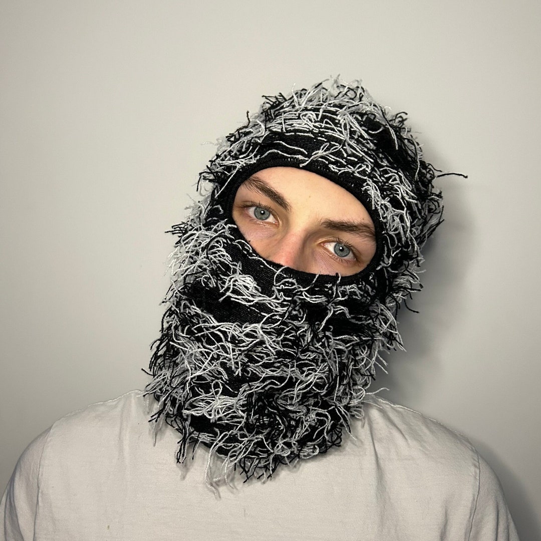 帽子 OODE CO summer knit balaclava Quattro Knit Balaclava Winter Ski Mask Gaiter Soft Yarn