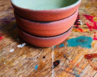 Set of 3 handmade ceramic dipping bowls