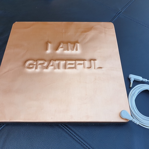 GROUNDING EARTHING MAT Copper Plate Personalized. Added Copper Benefits not In Grounding Sheet, Earthing Sheet, Grounding Mat, Earthing Mat.