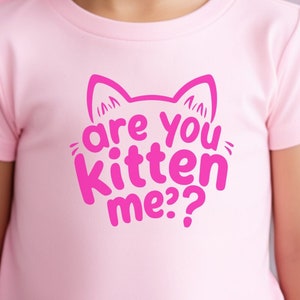 Kids Funny Quote T-shirt, Are You Kitten Me?, Youth Graphic Tee