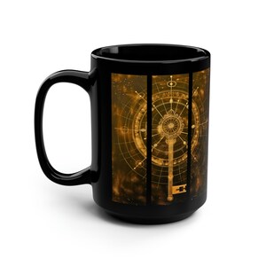 Bewustzijn is de belangrijkste zwarte mok, spiritualiteit koffiemok cadeau, mindfulness mok, spirituele koffie thee mok cadeau
