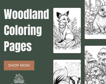 Woodland Coloring Pages