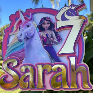 Unicorn Academy Cake Topper | Unicorn Academy Party | Unicorn Academy Birthday | Unicorn Academy Decoration