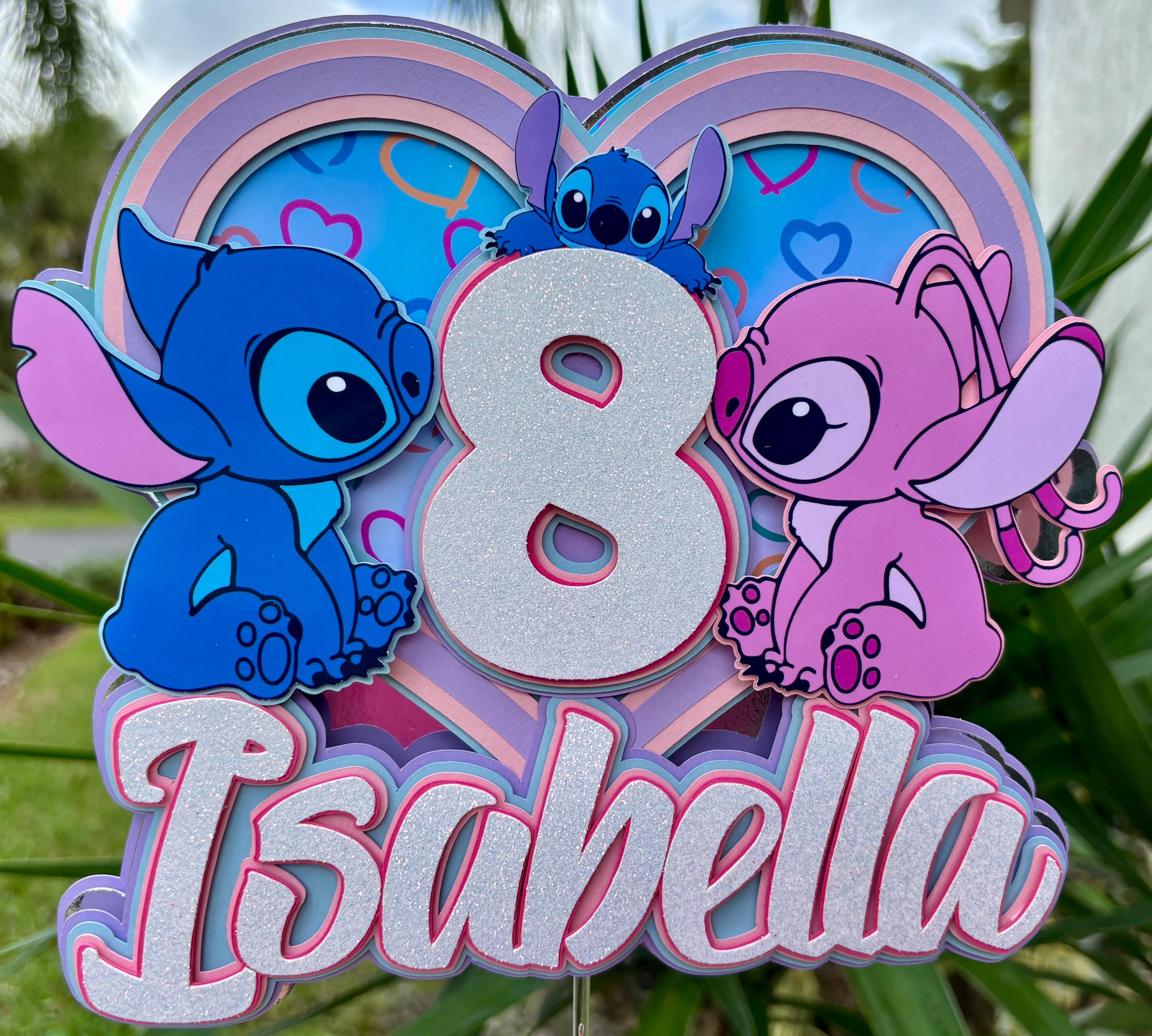 Set Stoviglie Da Festa Stitch And Angel - 52 Pezzi Per Compleanni Bambini, Tema Disney