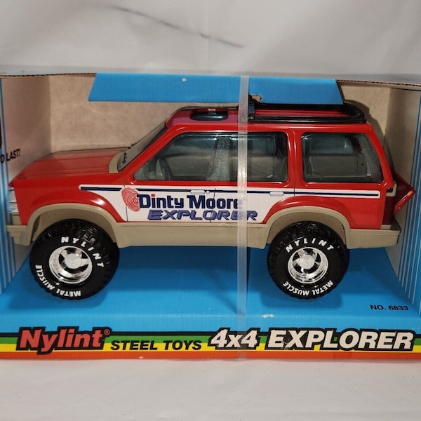 Vintage (1992) Nylint Dinty Moore Ford Explorer 4x4 Pressed Steel New in Box