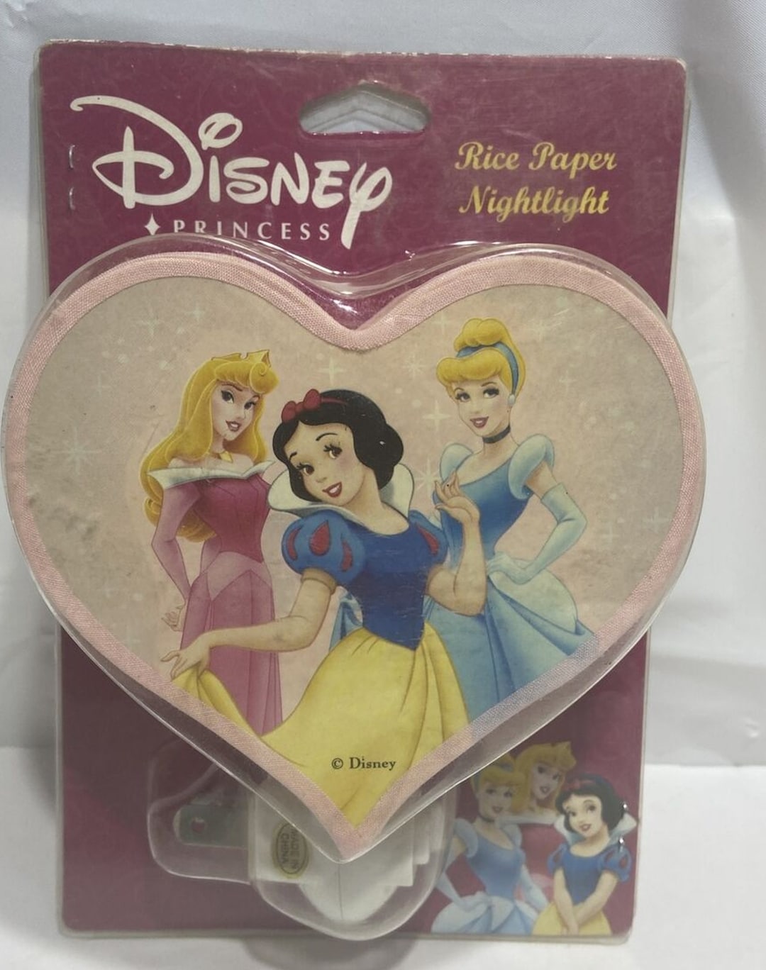 Princess Rice Paper Vintage Disney Princess Rice Paper Nightlight Dolly Inc. - New in Box ...