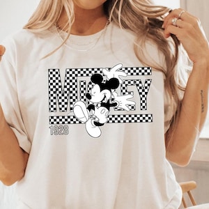 Disney Mickey Checkered Shirt, Vintage Mickey Shirt, Disney Mouse Shirt, Disney Family Trip Shirt, Disney Vacation Shirt, Disneyworld Shirt
