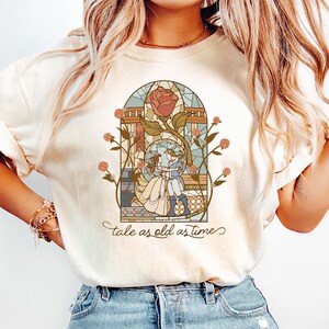 Vintage Tale As Old As Time Shirt, Beauty And The Beast Sweats, Princess And Prince Shirt, Disney Family Vacation Shirt, Disney Princess Tee