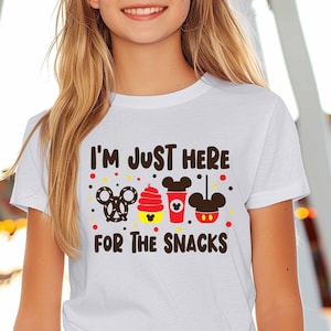 Disney Shirt, I&#39;m here for the snacks , I&#39;m here for the drinks, Epcot around the World Tee, Disney Trip Shirts, Disney Epcot Shirt