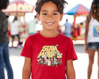 Disney Starwars Mickey and Friends Shirt, Retro Disney Star Wars Shirt,Retro Star Wars Mickey Shirt, Disneyworld Shirts,Disney Family Shirts