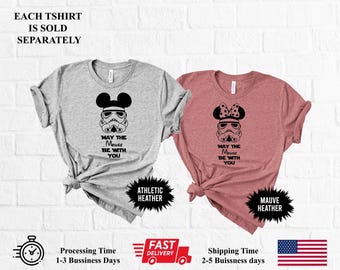 Disney STAR WARS Mickey and Minnie storm troopet tshirt, Disney Family and couple tshirt,Disney Couples Matching Disney ShirtsValentines Day
