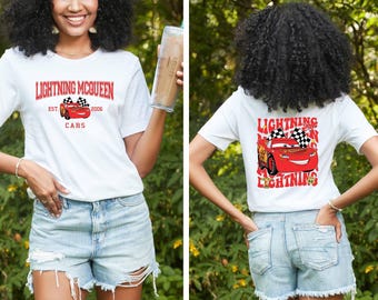 Retro Lightning Mcqueen Piston Cup Shirt, Disney Cars Shirt, Disney Shirts, Disney Pixar Shirt, Cars Shirt, Cars Land Shirt