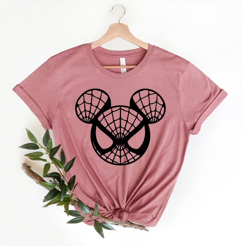 Spiderman Mickey Shirt, Avengers Shirt, Disney Mickey Minnie Head Shirt, Spiderman Matching Shirts, Spiderman Disney Shirt,Disney Shirt image 3