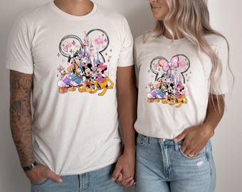 Disney Castle T-Shirt, Mickey & Friends Shirt, Disney Castle, Disney Trip Shirt, Disney Family Shirt, Family Vacation Shirt