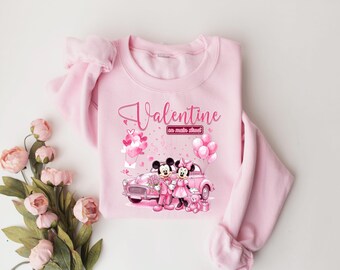 Disney Retro Valentines Day Sweatshirt, Valentine Main Street Shirt, Disneyland Valentine Tee, Disney Couple Shirt, Valentine's Gift