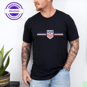 USA Soccer Shirt, American Football Fan Tee, Patriotic Sports Gift