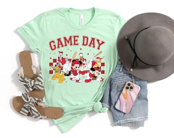 Mickey Baseball Vibes Shirt, Disney Sport Day T-Shirt, Baseball Player Sweater, Game Day Tee, Baseball Team Sweatshirt, Mickey Sports Shirt