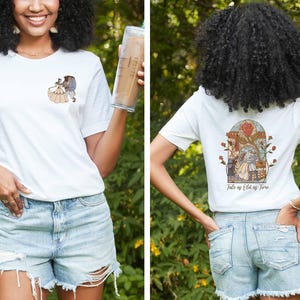 Vintage Tale as Old as Time Shirt, Retro Beauty and the Beast T-Shirt, Disney Princess Shirt, Belle Beauty Princess Tees
