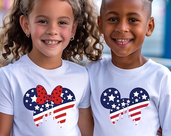 Disney 4th Of July Mickey Minnie Castle Shirt, 4th of July Shirt, Patriot Shirt, Fourth Of July Disney Shirt,Disney American Patriotic Shirt