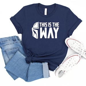 This Is The Way Shirt, Mandalorian Shirt, Mando T-Shirt, Mandalorian Tee Mandalorian Shirt, Mando Shirt, Star Wars, Mando image 1