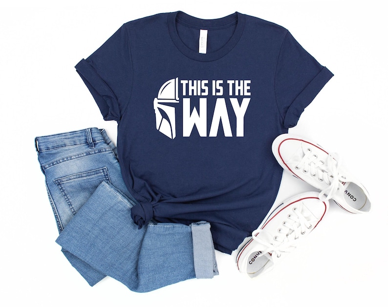 This Is The Way Shirt, Mandalorian Shirt, Mando T-Shirt, Mandalorian Tee Mandalorian Shirt, Mando Shirt, Star Wars, Mando image 1