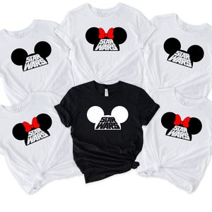 Star Wars Shirt, Disneyworld Star Wars Shirt, Starwars Mickey Head Shirt, Mickey Ears Star Wars Shirt, Disney Couple Shirt