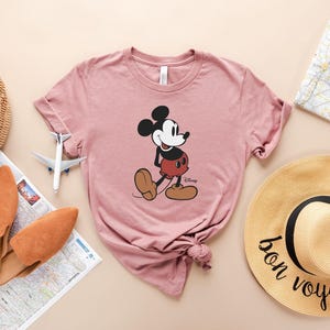 Disney Classic Mickey Mouse Pose Shirt, Mickey Shirt, Disneyland Holiday Vacation Shirt, Disney Retro Shirt image 3