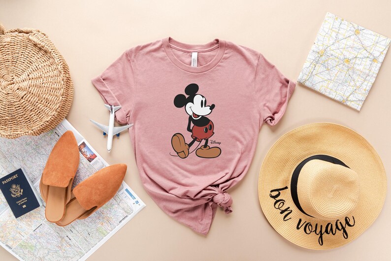 Disney Classic Mickey Mouse Pose Shirt, Mickey Shirt, Disneyland Holiday Vacation Shirt, Disney Retro Shirt image 3