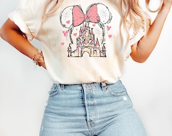 Disney Minnie Mouse Castle Shirt, Magic Kingdom Family Shirt, Vintage Disney Shirt, Disneyland Shirt, Magical Kingdom