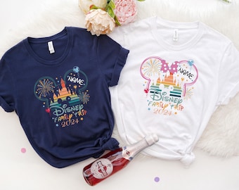 Custom Disney Trip Shirts, Disneyworld Shirts, Disney Vacation T-shirt, Disney Couple Shirt, Disney Family Matching Shirts, Disney Trip